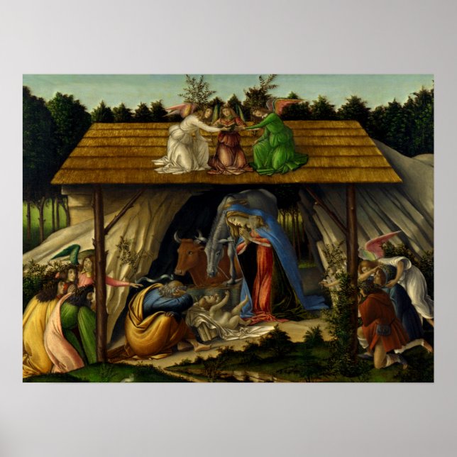 The Mystical Nativity - Botticelli Poster (Front)