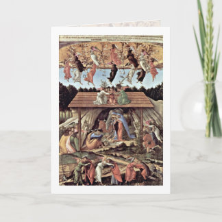 The Mystical Nativity By Sandro Botticelli Card