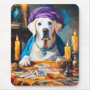 The Mystical Pooch   Funny Fortuneteller Dog Mouse Mat