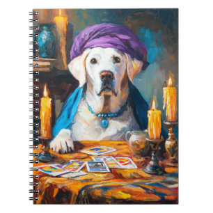 The Mystical Pooch Funny Fortuneteller Dog Notebook