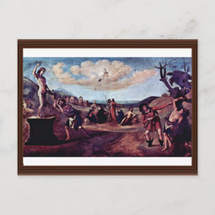 The Myth Of Prometheus Painting Sequence Postcard