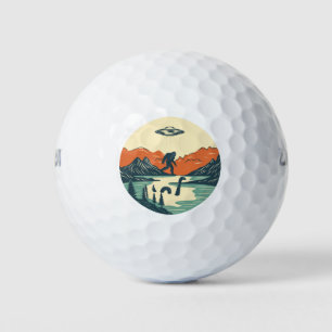 The Mythical Backdrop Golf Balls