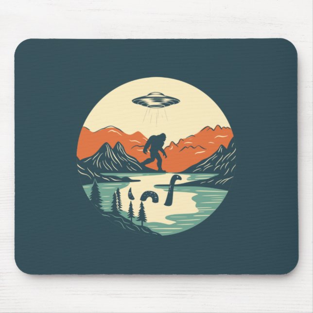The Mythical Backdrop Mouse Mat (Front)