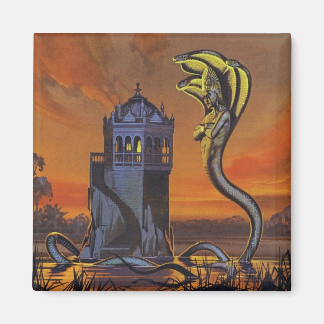 The Naga-King (colour litho) Magnet (Front)