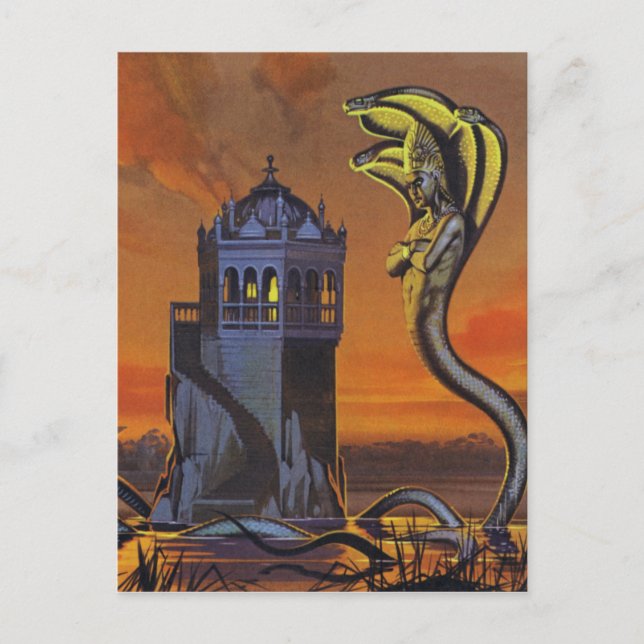 The Naga-King (colour litho) Postcard (Front)