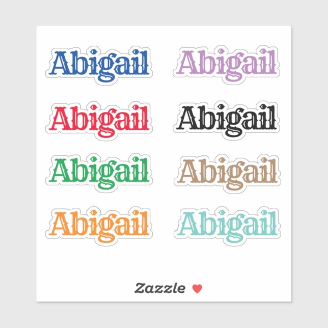 The Name Abigail (Sheet)