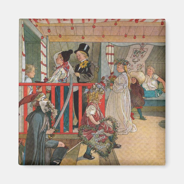 The Name Day by Carl Larsson Magnet (Front)