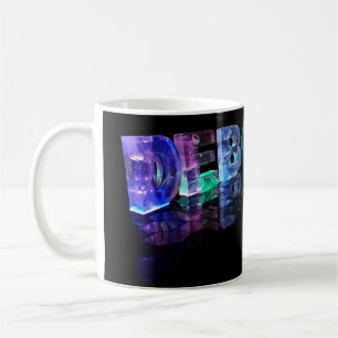 The Name Deborah in 3D Lights (Photograph) Coffee Mug