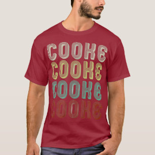 The Name Is Cooke In Retro Vintage Disco Funny T-Shirt