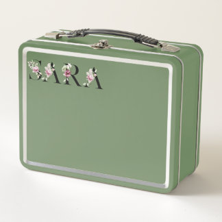 The name is Sara. My name is Sara. Metal Lunch Box