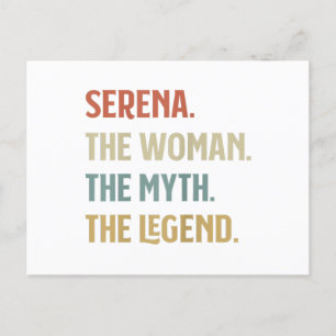 The Name Is Serena The Woman The Myth And The Lege Postcard