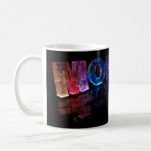 The Name Morgan in 3D Lights (Photograph) Coffee Mug