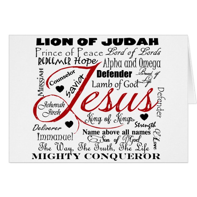 The Name of Jesus (Front Horizontal)