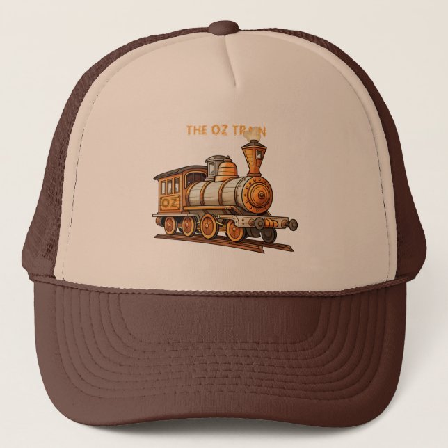 The name train trucker hat (Front)