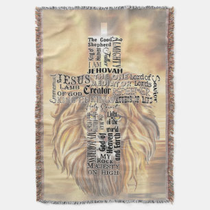 The names of Jesus blanket
