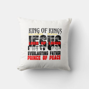 The Names Of Jesus Isaiah 9:6 Christian Cushion