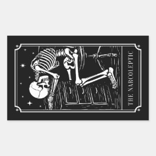 The Narcoleptic Narcolepsy Awareness Rectangular Sticker