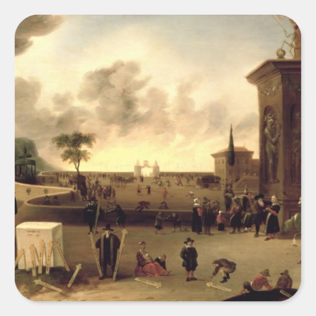 The Narrow Gate to Heaven Square Sticker (Front)