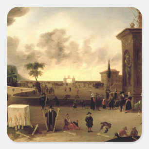 The Narrow Gate to Heaven Square Sticker