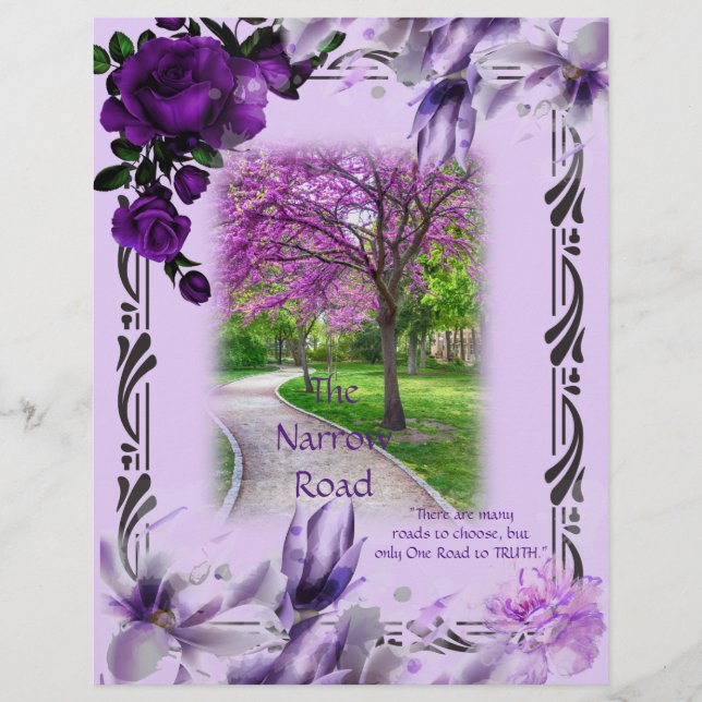The Narrow Road Poetry Personalised Paper (Front)