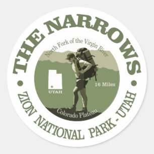The Narrows Classic Round Sticker