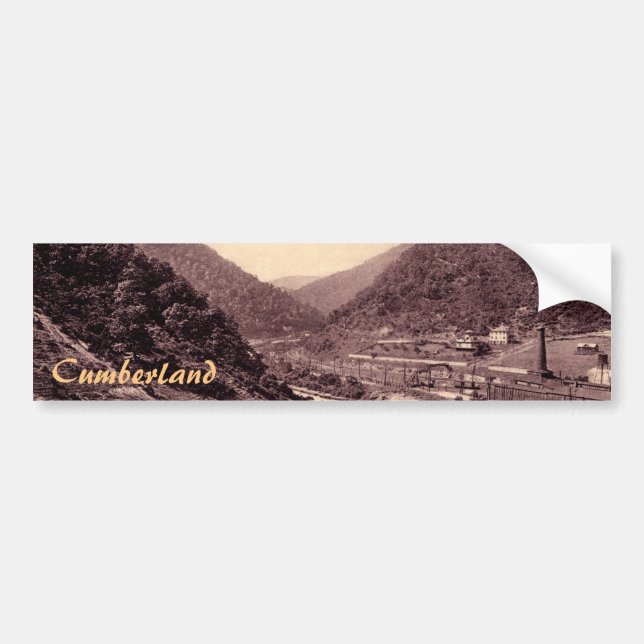 The Narrows Vintage Cumberland Bumper Sticker (Front)