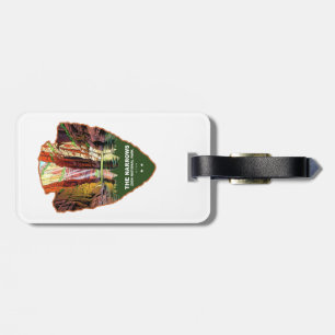 The Narrows Zion National Park Arrowhead Luggage Tag