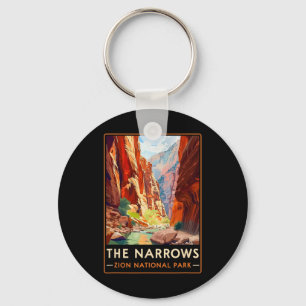 The Narrows Zion National Park Hiking Nature Outdo Key Ring