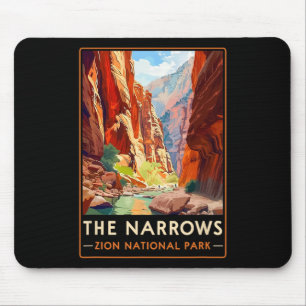 The Narrows Zion National Park Hiking Nature Outdo Mouse Mat