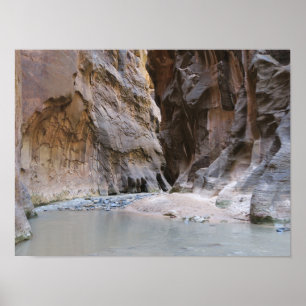 The Narrows Zion National Park Poster
