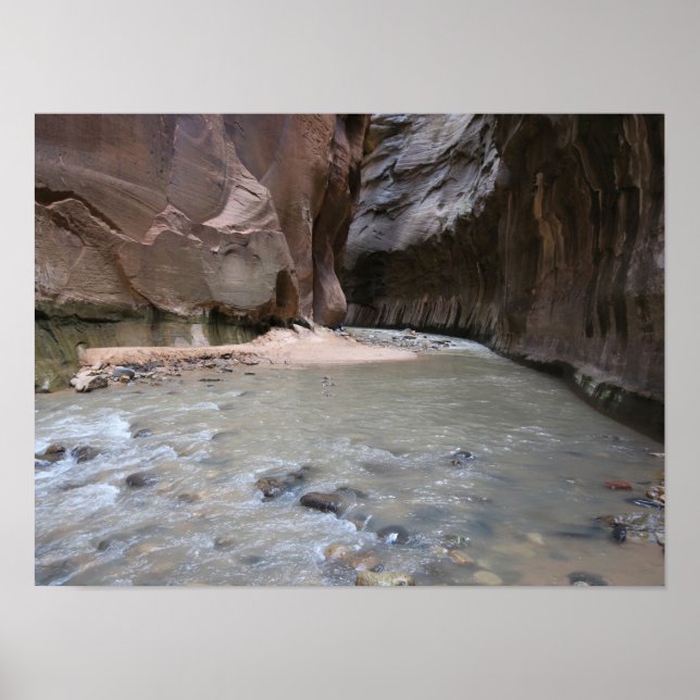 The Narrows Zion National Park Poster (Front)