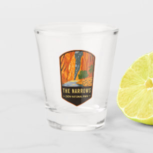 The Narrows Zion National Park Shot Glass