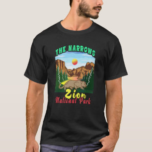 The Narrows Zion National Park Utah Visitor Tours T-Shirt