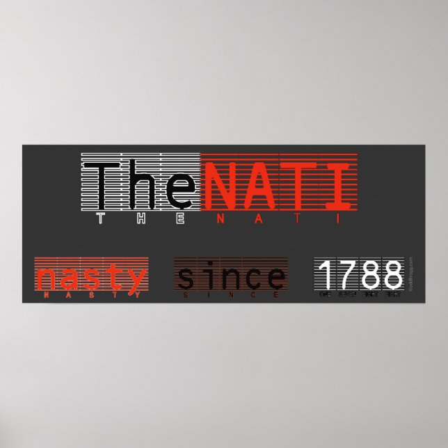 The Nasty NATI Poster Art (Front)