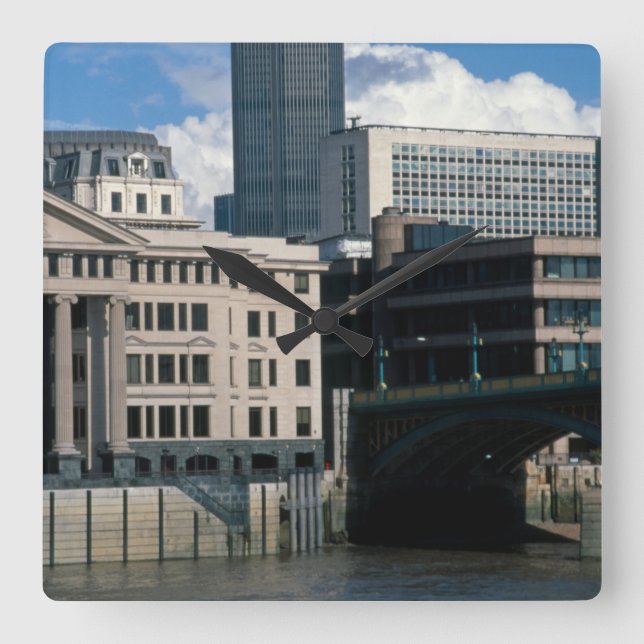 The Nat West Tower of Tower 42 The City of London Square Wall Clock (Front)