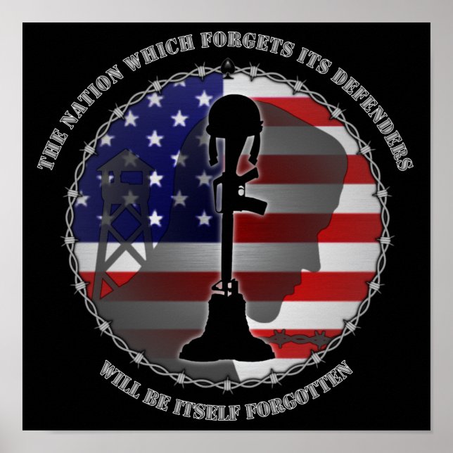 The Nation Which Forgets Its Defenders Poster (Front)