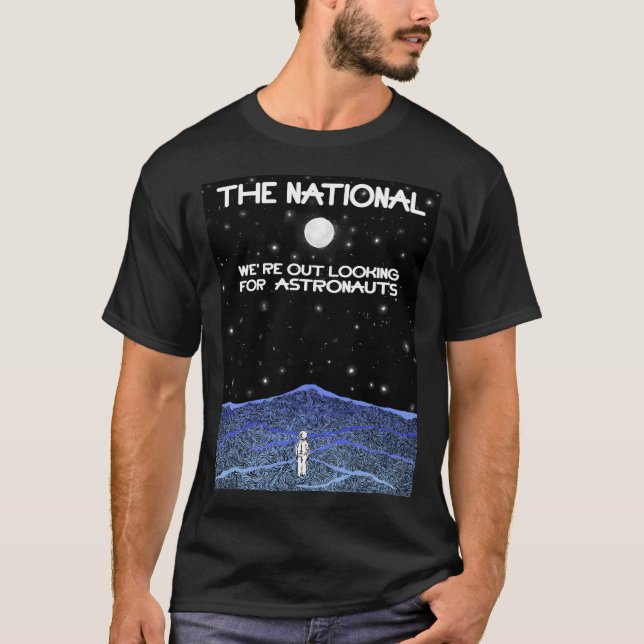 The National (Band) - Looking For Astronauts (Alli T-Shirt (Front)