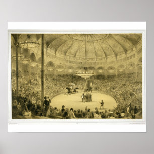 The National Circus, published by Auguste Bry (lit Poster