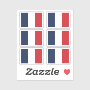 The national flag of France pack of 6
