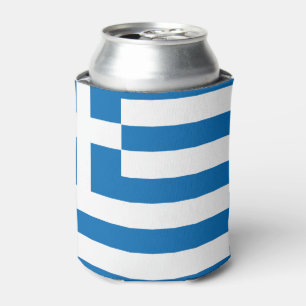The National flag of Greece Can Cooler