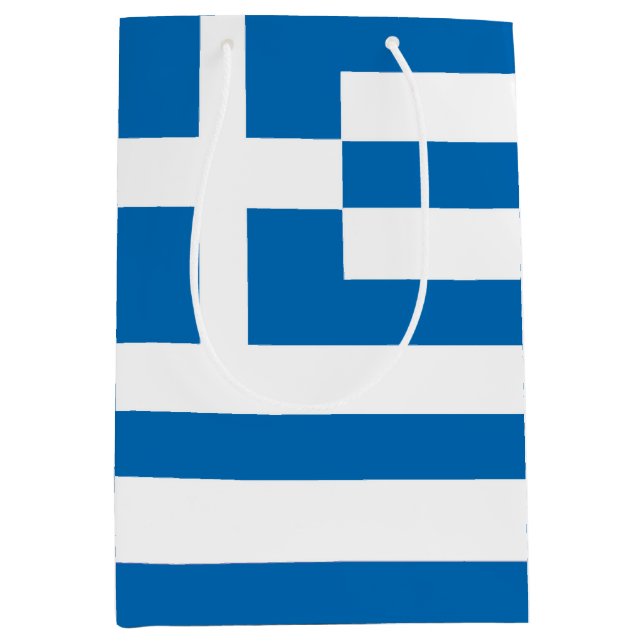 The National flag of Greece Medium Gift Bag (Front)
