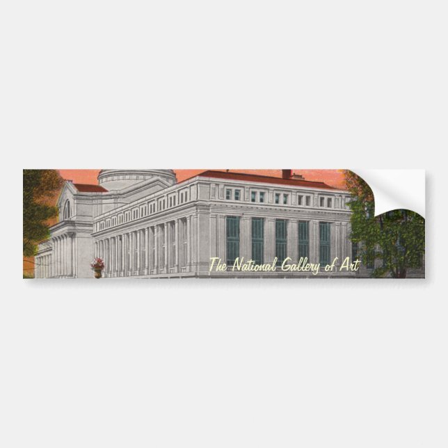The National Gallery of Art Bumper Sticker (Front)