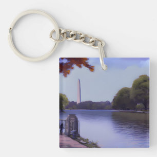 The National Monument in Washington D.C. Key Ring