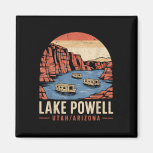The National Parks Corner Shop Vintage Lake Powell Magnet
