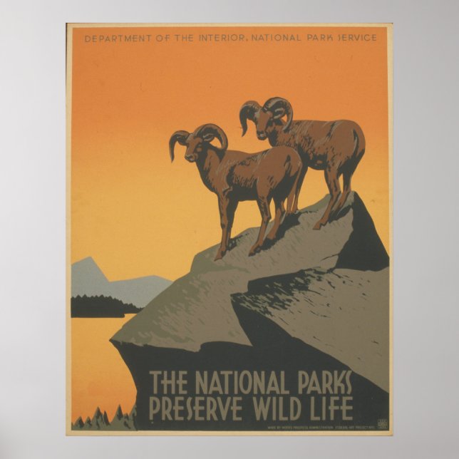 The National Parks Poster (Front)