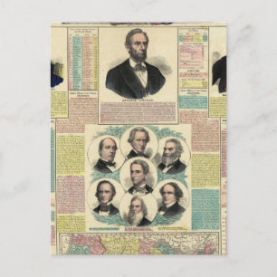 The National Political Chart Postcard