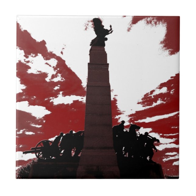 The National War Memorial Tile (Front)