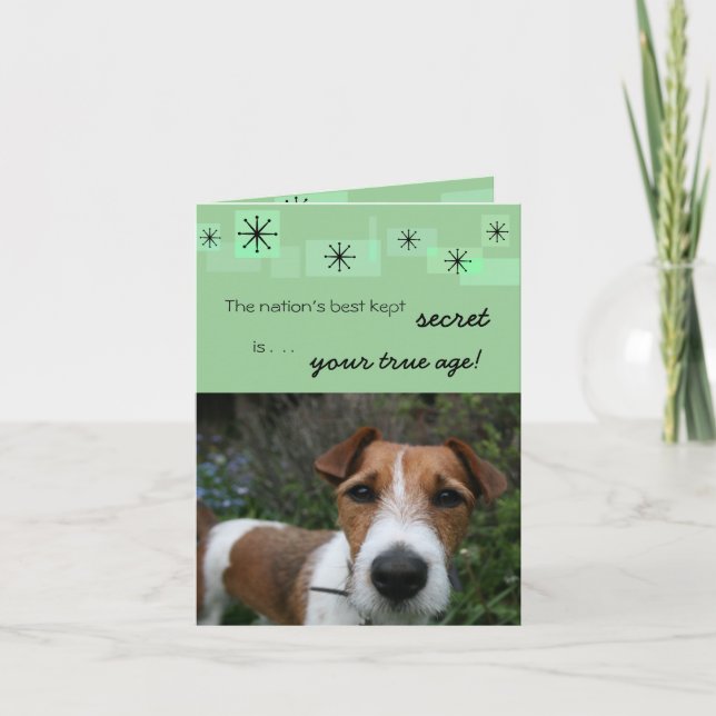 The Nations Best Kept Secret Is Your True Age Card (Front)