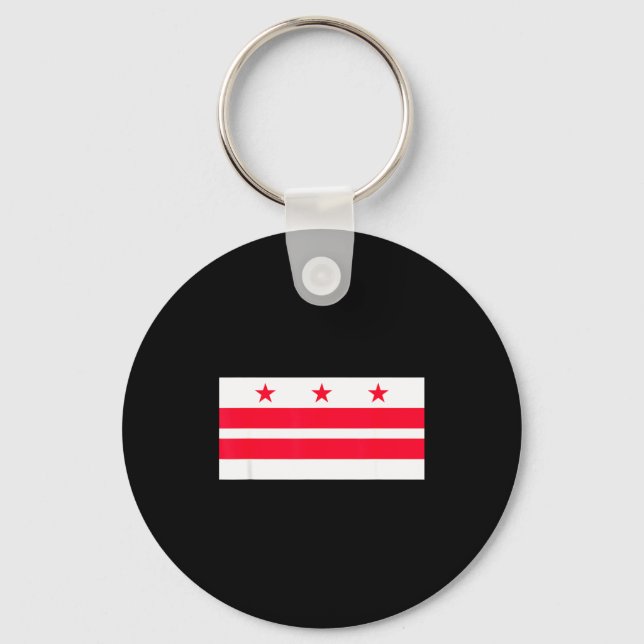 The Nations Capital, The District, Washington, Dc  Key Ring (Front)