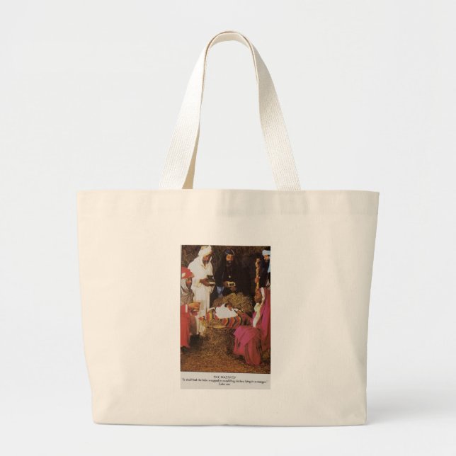 the natitivity large tote bag (Front)